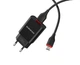 Сетевая зарядка Borofone BA20A 2.1A адаптер 1 USB + кабель Micro USB Черный - изображение 3