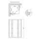 Душевая кабина Lidz Wawel SC90x90.SAT.LOW.FR, стекло Frost 4 мм без поддона - изображение 6