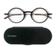 Очки для чтения Thinoptics Manhattan 1.50, черные / Чехол черный - изображение 1