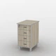 Офисная тумба ТМ 122/2 Дуб сонома 01000146 - изображение 1