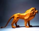 Лев 3Д фигура Набор оригами Papercraft - изображение 4
