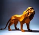 Лев 3Д фигура Набор оригами Papercraft - изображение 5