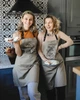 Фартук на подарок "My kitchen my rules" (Моя кухня - мои правила!) мужской/женский, с карманом и регулируемой застежкой, в подарочной коробке, бежевый - изображение 1