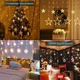 Світлодіодна гірлянда штора зірки Теплий білий "Star curtain 12-WW" 4 м 120 LED, новорічна (VS7004726) - изображение 3
