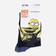 Дитячі шкарпетки бавовняні Disney Minions 37014-7 35-38 Чорний/Синій (3349610003016) - зображення 2