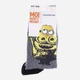 Дитячі шкарпетки бавовняні Disney Minions 37014-8 35-38 Чорний/Сірий (3349610003047) - зображення 2