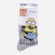 Дитячі шкарпетки бавовняні Disney Minions 83897920-6 31-34 Світло-сірі (3349610009728) - зображення 2