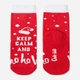 Дитячі шкарпетки бавовняні Conte Kids CK New Year 20С-69СП 16-18 р Червоні (4810226552018) - зображення 1