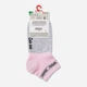 Дитячі шкарпетки бавовняні для дівчаток Conte Kids CK Active (Короткі) 13С-34СП-510 24 Світло-рожевий/Сірий (4810226523902) - зображення 3