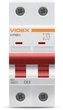 Автоматический выключатель VIDEX RS4 Resist 2п 63А 4.5кА тип С (VF-RS4-AV2C63) - изображение 2