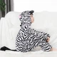 Пижама Кигуруми Слип Для Мальчиков Kigurumi Мартин Зебра Черно-белый 145-155 см. (2017/2) - изображение 3