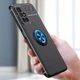 Чехол TPU Ring для Xiaomi Redmi 10 / Redmi 10 2022 бампер противоударный с подставкой кольцом Black-Blue - изображение 2