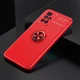 Чохол TPU Ring для Xiaomi Redmi 10 бампер протиударний з підставкою кільцем Red - зображення 2