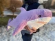 Мягкая игрушка Акула Фиолетовая 100 см - изображение 5
