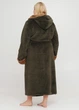 Халат женский махровый длинный Батал Хаки/Коричневый Maybel 5XL (1433_6) - изображение 2