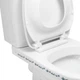 Унитаз-компакт QTAP Baby Rimless детский с сиденьем Soft Close QT2322C229PEWD - изображение 9