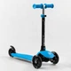 Дитячий Самокат триколісний Best Scooter PL-422 Синій PU колеса зі світлом, сидіння, батьківська ручка - зображення 4