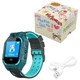 Детские умные смарт-часы Smart baby watch Q190 GPS с камерой, прослушкой, трекером, Голубой - изображение 6