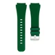 Ремінець для Zepp E - темно-зелений / ширина кріплення 20мм / силікон / Watchbands Gear (W46-8WB17957551) - зображення 2