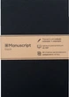 Скетчбук Manuscript Black A5 Чистые 80 страниц с открытым переплетом (M - Black) - изображение 6
