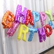 Фольговані Кулька літери HAPPY BIRTHDAY, 40см, кольорові - зображення 2