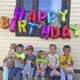 Фольговані Кулька літери HAPPY BIRTHDAY, 40см, кольорові - зображення 3