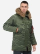 Парка Alpha Industries Slim Fit N-3B Parka S Sage/Orange - изображение 4