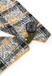 Шарф "Эдинбург" большой трендовый от MyScarf теплый желто-серый женский на пуговице - изображение 3