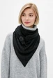 Шарф "Эдинбург" большой трендовый от MyScarf теплый черный женский - изображение 1