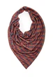 Шарф "Эдинбург" большой трендовый от MyScarf теплый красно-черный женский на пуговице - изображение 2