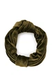 Тюрбан бархатный с узлом от MyScarf теплый one size благородный коричневый - изображение 2