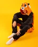 Пижама Кигуруми Слип Для Мальчиков Kigurumi Енот Красная Панда Черный с коричневым 145-155 см. (2042/2) - изображение 1