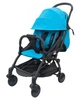 Прогулянкова коляска Yoya 175A+ Premium Edition Blue Блакитна рама чорна, колеса чорні - зображення 1