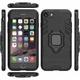 Чохол з підставкою Deexe Hybrid Case для iPhone SE 2 / 3 (2020 / 2022) / iPhone 8 / iPhone 7 - Black - зображення 7