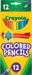 Набор карандашей Crayola Colored Pencils 12 штук (6840124044) - изображение 1