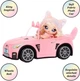 Машина для ляльки На На На Кэтмобиль Na Na Na Surprise Pink Soft Plush Convertible Car - зображення 7