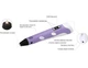 3D-ручка с дисплеем 3D Pen 2 с комплектом пластика 200 м., набором трафаретов Фиолетовая - изображение 5
