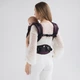 Слинг эрго-рюкзак Love & Carry AIR X LC136 Фиолетовый 100% хлопок с подголовником и капюшоном - изображение 4