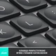 Клавіатура бездротова Logitech MX Keys Mini Illuminated Графіт (920-010498GRP) 258080 - зображення 2