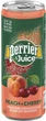Упаковка напою безалкогольного сильногазованого Perrier Peach-Cherry з додаванням натуральних соків 0.25 л Мультипак х 4 шт (7613036280327) - зображення 2