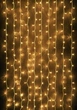 Новогодняя светодиодная гирлянда штора Водопад 2х2м 160 LED тон света Теплый белый - изображение 2