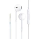 Дротові стерео вкладиші Навушники Epik EarPods with Mic AAA /White - зображення 1