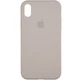 Чехол Fiji Silicone Case для Apple iPhone XS бампер накладка Full Soft Stone - изображение 2