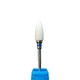 Фреза керамическая Nail Drill для снятия гель-лака (Кукуруза) - 641 501 Flame S(M) (синяя насечка) - изображение 2