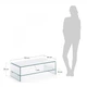 Кофейный стол La Forma BURANO C536C07 Прозрачный - зображення 6