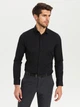 Чоловіча сорочка LC Waikiki на чорних гудзиках XXL Чорна (LCWShirt -2707) - зображення 2