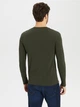 Чоловічий реглан LC Waikiki з V-подібним вирізом M Хакі (LCWKnitwear-2755) - зображення 4