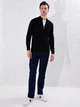 Чоловіча кофта LC Waikiki на блискавці і з кишенями XXL Чорна (LCWKnitwear-1767) - зображення 3