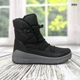 Дутики женские короткие Paolla черные на шнурках 39 р (25,3 см) 2691 - изображение 5
