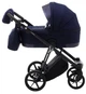 Коляска 2 в 1 Adamex Gallo Thermo GA-9 deep blue - изображение 3